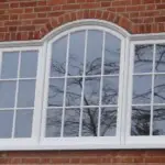 Curved timber casement window 21A