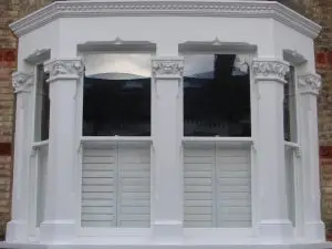 Accoya box sash bay window London