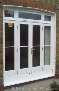 Bespoke timber French doors accoya London 