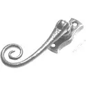 Monkey Tail espagnolette handle pewter finish 1167