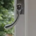 Bulb End espagnolette handle satin chrome