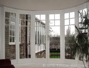 Bespoke timber French doors accoya London 