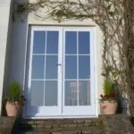Timber French doors 85